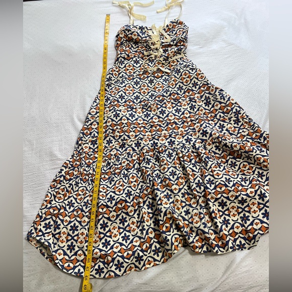 NEW FREE PEOPLE PALMA PRINTED FLORAL BOHO MIDI MAX DRESS XS - Picture 13 of 15